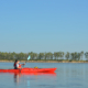 Ranger kayaking the MNRR Water Trail, NPS Photo